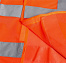 Жилет светоотражающий оранжевый TORSO 3класс, разм 2XL (3628610)