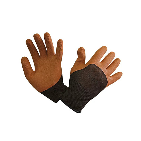 Перчатки обливные коричневые