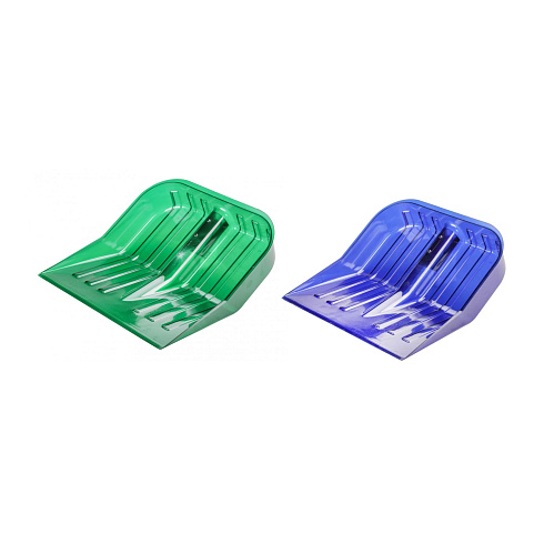 Лопата поликарбон. 430х4200мм б/ч КОВШ зеленый ,синий"Альтернатива"М7244