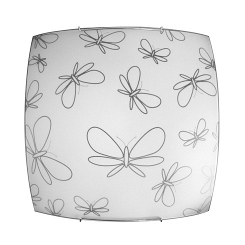 Светильник НПБ 09-60-003 "Бабочки" 300х300 матовый Элетех 1005205532