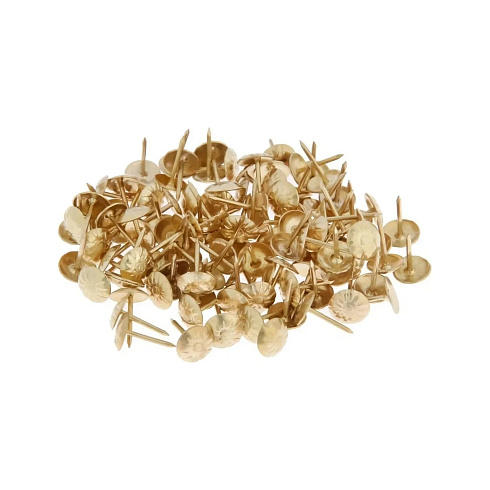 Гвозди мебельные золото 16х11мм, (1уп-100шт) (1178244)