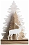 Деревянная фигурка с подсветкой "Ёлочка с оленем" 18х7х29см NEON-NIGHT 504-001