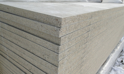 Плита цементно-стружечная (ЦСП) 3200х1250х20 мм