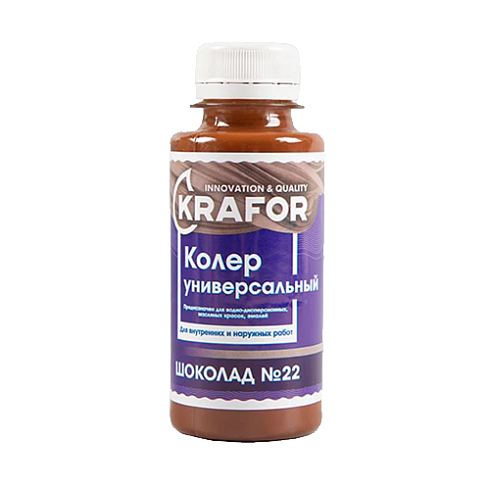 КОЛЕР. УНИВЕРС. № 22  ШОКОЛАДНЫЙ  0,1 Л (6) KRAFOR
