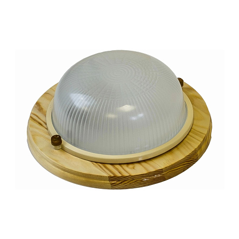 Светильник НБО 03-60-011 КАНТРИ (дерево) 60Вт, Е27 220В, IP54 ЭРА Б0048413