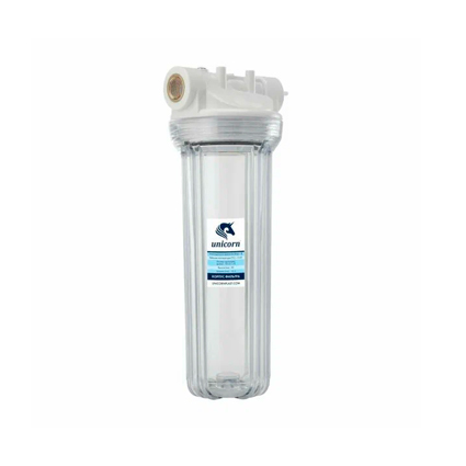 Фильтр для воды с прозрач.корп. двойной 1/2" FH2P 12(без катридж.) Unicorn