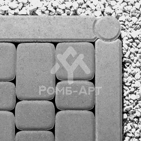 Бордюр Шарнирный 500х80х200 Серый МУН