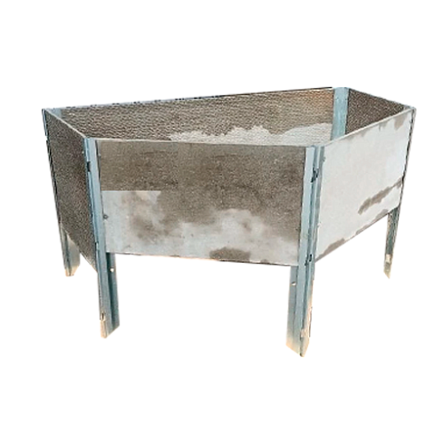 Комплект крепления плоского шифера (ЛНП) для 8/10 мм H=450мм (компл 2шт)