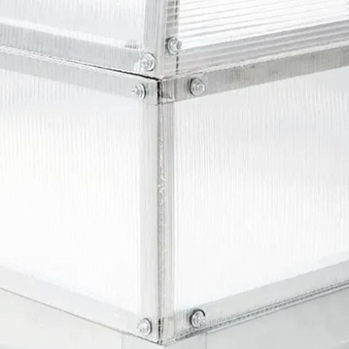 Парник "ХЛЕБНИЦА" каркас 2,0х1,0х1,0 (поликарб, грядка в комплекте)