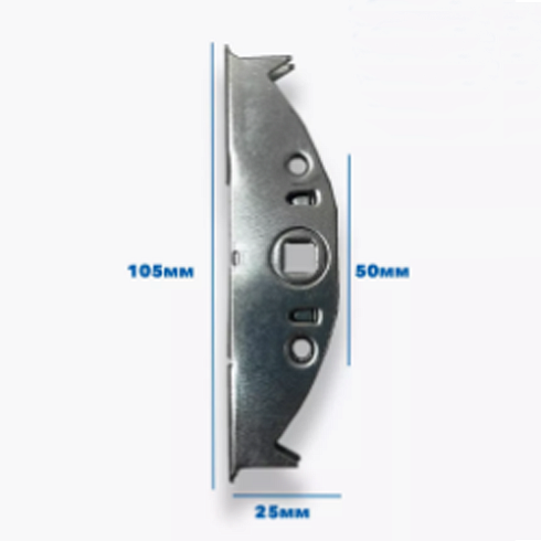 Завёртка врезная ЗР-4 цинк без планки