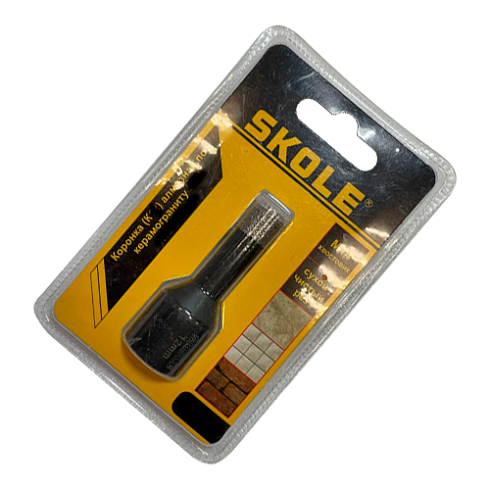 Коронка по керамограниту М14 16мм "Skole" К12-016014