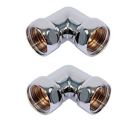 Американка угловая 1х3/4" г/г (комплектация для полотенцесушителя)