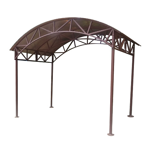 Навес 3,5х2,0м (3 арки , труба 30х30)