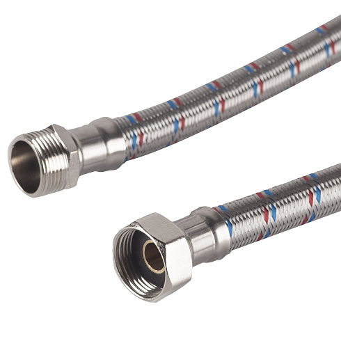 Подводка д/воды опл.нж.ст.  30см 1/2 г-шт 