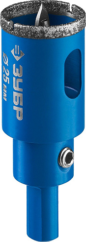 Коронка ЗУБР "ЭКСПЕРТ" алмазная по кафелю, зерно 60, 20мм (29850-20)