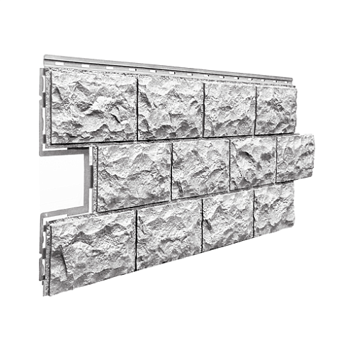 Фасадная панель FineBer Дачный  ДОЛОМИТ светло-серый (1,120х0,473)