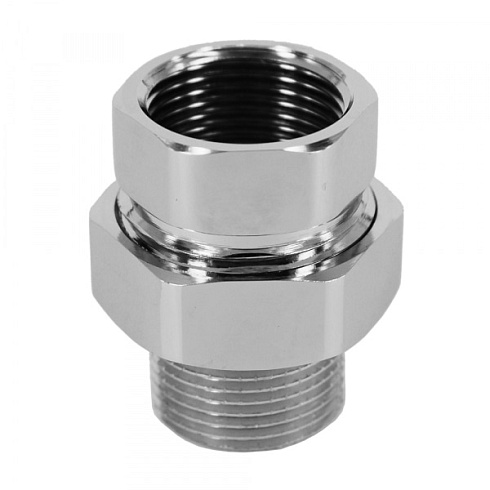 Американка хром прямая 1/2" г/ш