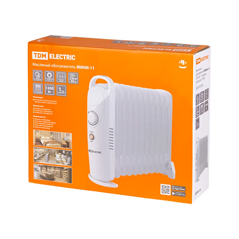 РАДИАТОР МАСЛ. МИНИ-11 11 СЕКЦ. 1,2 Вт "TDM" SQ2501-0910 (2857440)