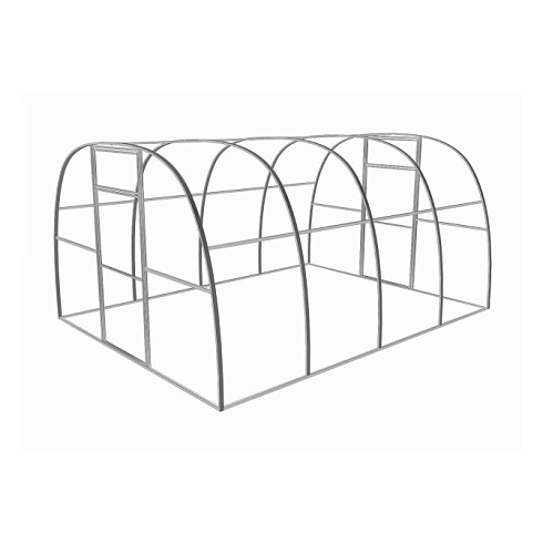 Теплица "Агропласт" классик, каркас, 4х3х2м