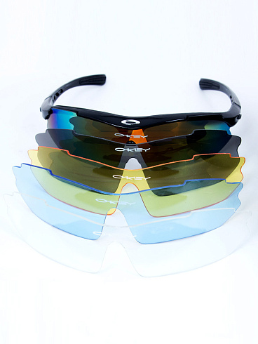 Очки солнцезащитные со смен.стеклами (5стекол) OKEY