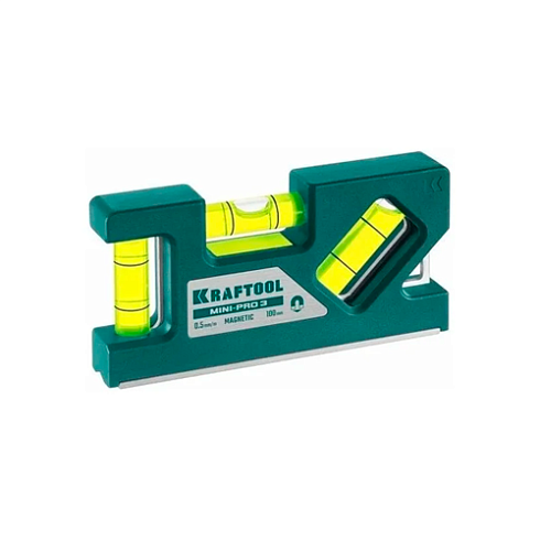 Уровень магнитный компактный Mini-Pro 3, 100мм KRAFTOOL (34861-010)