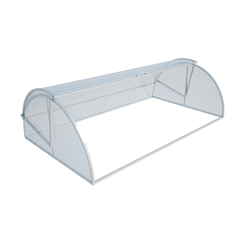 Парник "ХЛЕБНИЦА" каркас 2,0х1,0х1,0 (поликарб, грядка в комплекте)