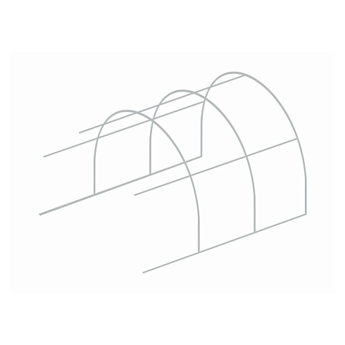 Вставка арочная 20х20 оцинкованная шаг 65см длина 2м