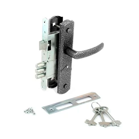 Замок врезной Avers ЗВ9-4-1-4.10 (серебро)