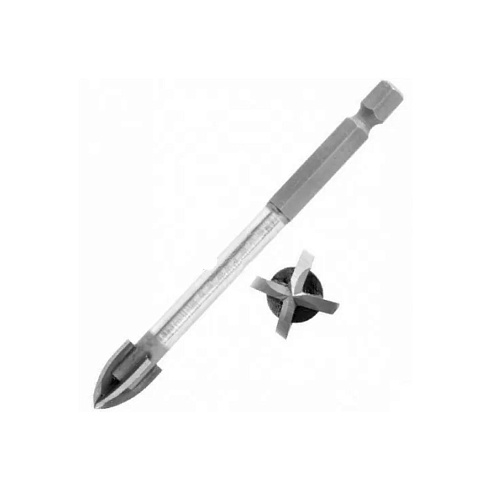 Сверло по стеклу и керамике ф.12мм 6-гр. 4 резца