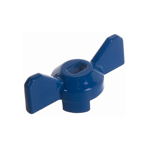 Ручка-бабочка для крана усиленная 1/2-3/4" (синяя) (254098)