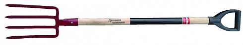 Вилы 4-х рогие садово-огородные с черенком и ручкой (205488)