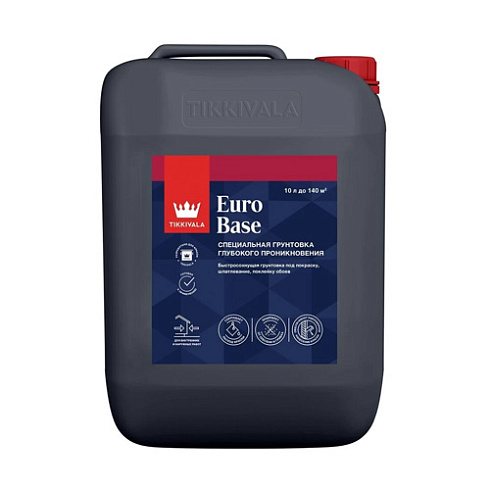 Грунт глубокого проникновения "Euro Base" 10л  "TIKKIVALA" (281713)