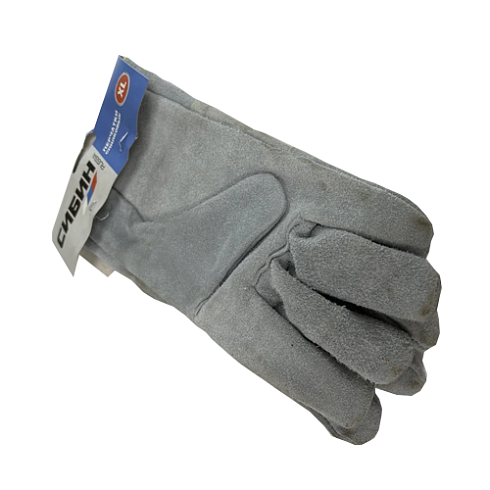 Перчатки спилковые рабочие для сварки и тяжелых работ "СИБИН" XL (11337-XL)