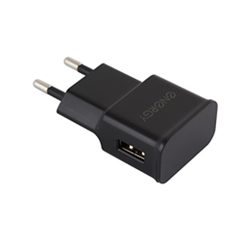 Зарядное устройство USB, 1 гнездо, черный Energy ET-09 (247485)