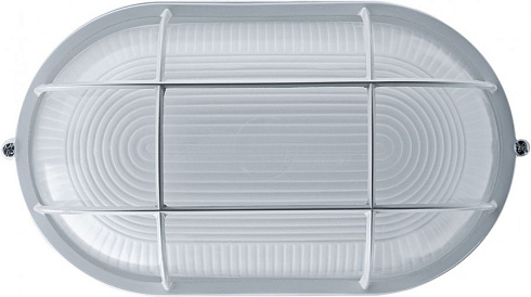 Светильник NBL-O2-100-E27/WH (НПБ 1202 бел.овал реш.100Вт) Navigator 94805