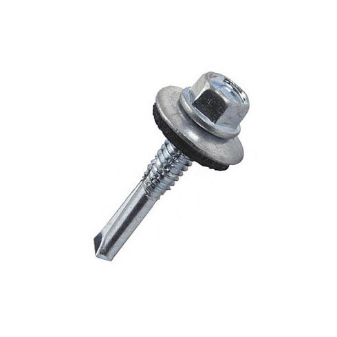 Саморез с умен.свер. гол шестигр. белый (9003) 5,5х25