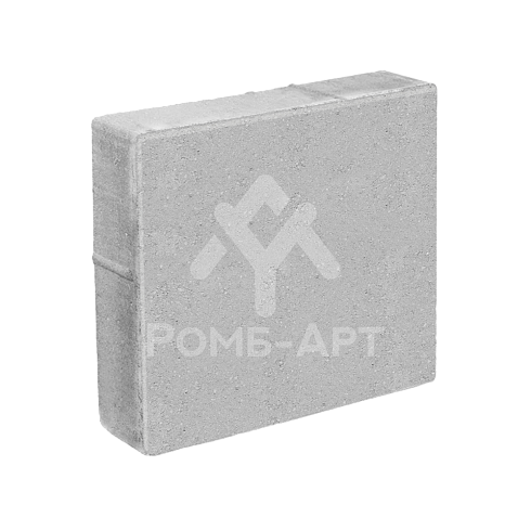 Брусчатка КВАДРАТ 300х300х60мм (серая) Мун