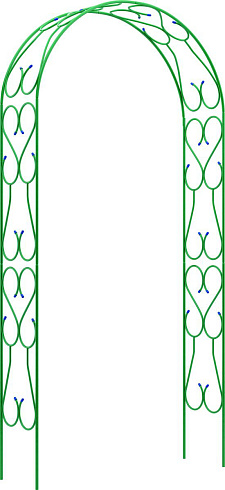 Арка "Узорная широкая" 2,5х0,43х1,2м