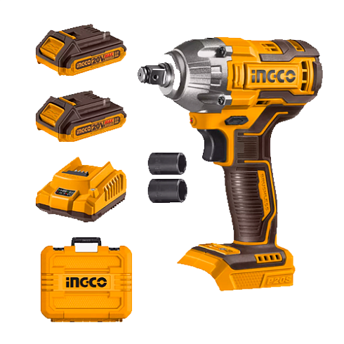 Гайковерт аккумуляторный ударный INGCO CIWLI2038