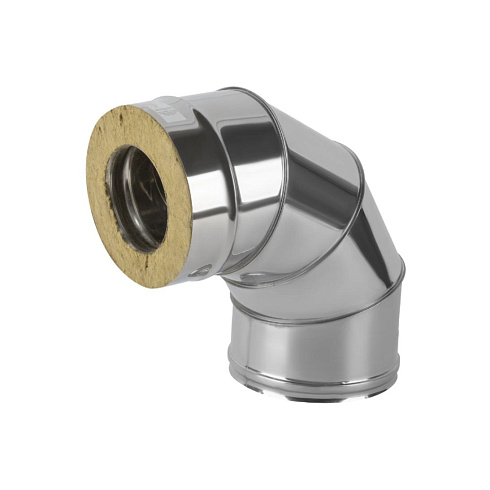 Сэндвич-колено 90* (430/0,5мм+нерж.) D120х200 К