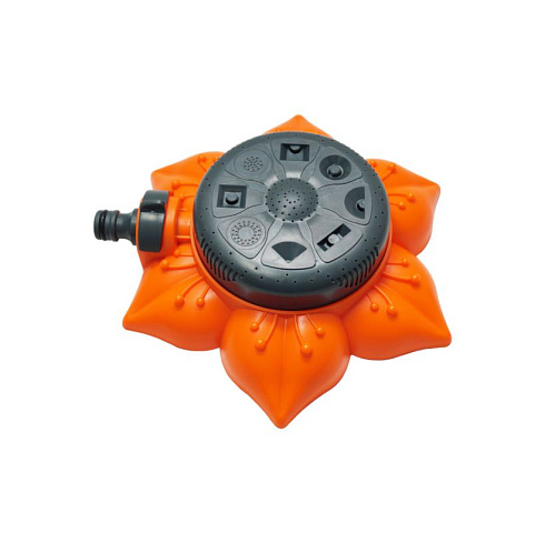 Распылитель-дождеватель 8 режимов, с регулировкой, Polyagro (7573225)