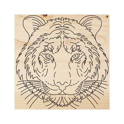 Доска для выжигания Rexant "Тигр" 150х150мм 1шт (12-0903)
