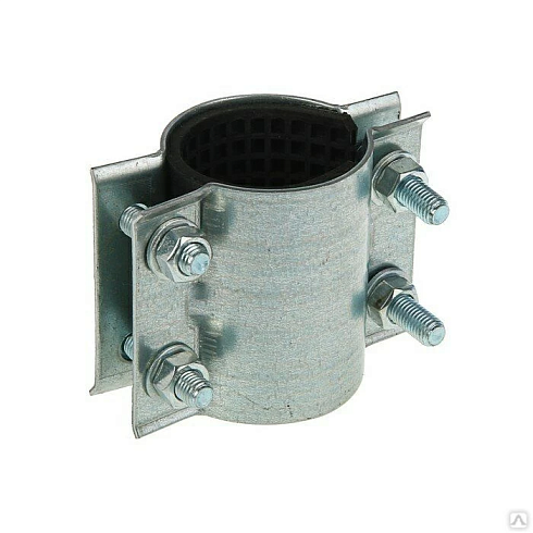 Хомут  ст. с рез. ремонт. 2-й ДУ 50 д/труб 57-63