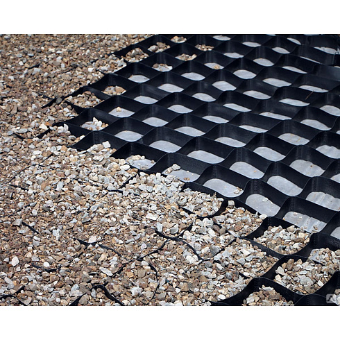 Решетка ГЕО ландшафтная объёмная полимер. ячейка 160х160х75мм 10м2 (ОРЛ 7,5)