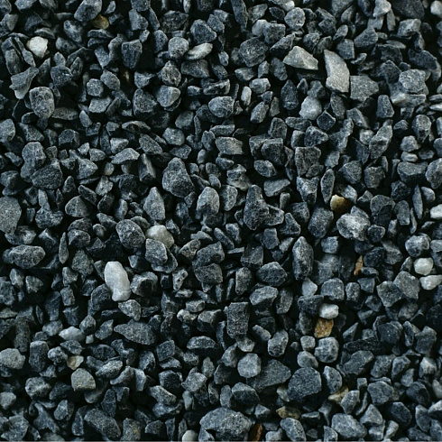 Каменная крошка "Мрамор черный" (фракция 8-20мм)