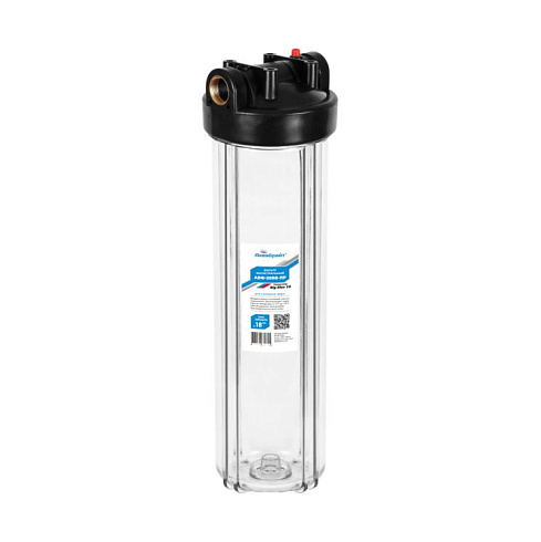 Колба-фильтр для воды 20" Big Blue прозрачный Аквабрайт (АБФ-20ББ-ПР)