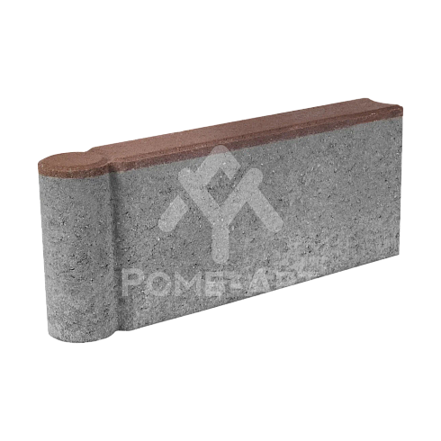 Бордюр Шарнирный 500х80х200 Коричневый "Джаспер"