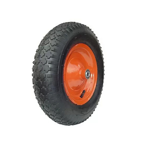 Колесо д/строит. тачки пневмо (4,10/3,50-4) D16мм 