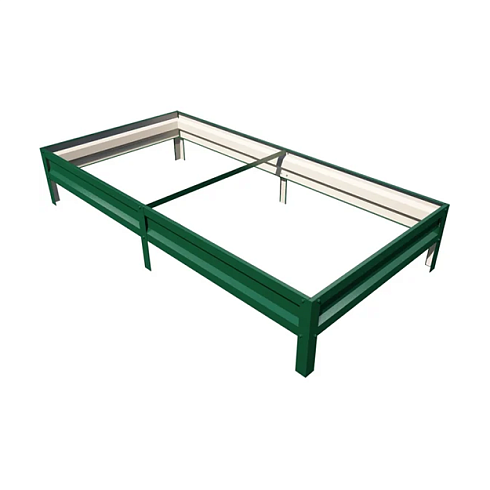 Грядка окрашенная односторон. 2,0х0,65х0,2м (зеленый мох RAL 6005)