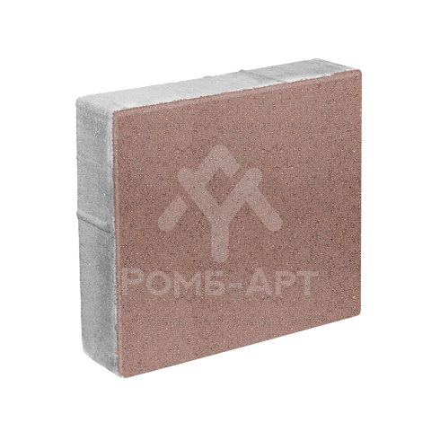 Брусчатка КВАДРАТ 300х300х60мм (коричневая) Джаспер